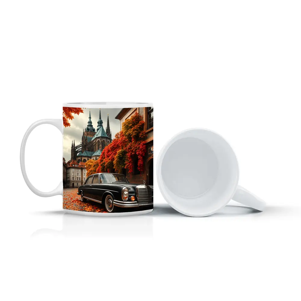 Mercedes Benz S Class Prague Old Town – Mugs
