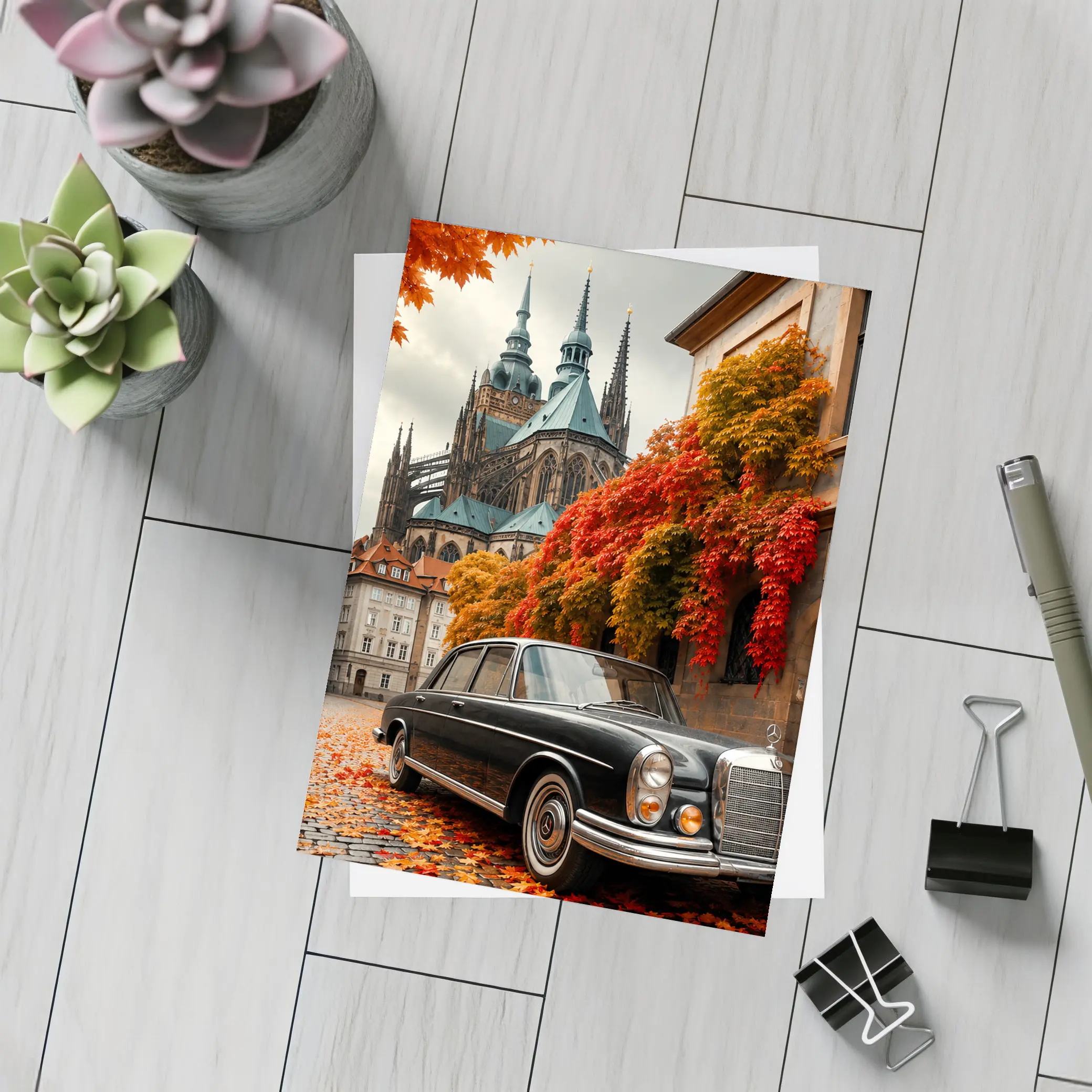 Mercedes Benz S Class Prague Old Town – Postcards