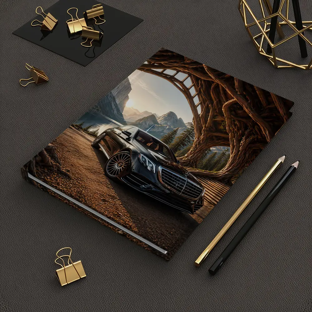 Mercedes S Class Black Mountain Lake Setting – Notebooks