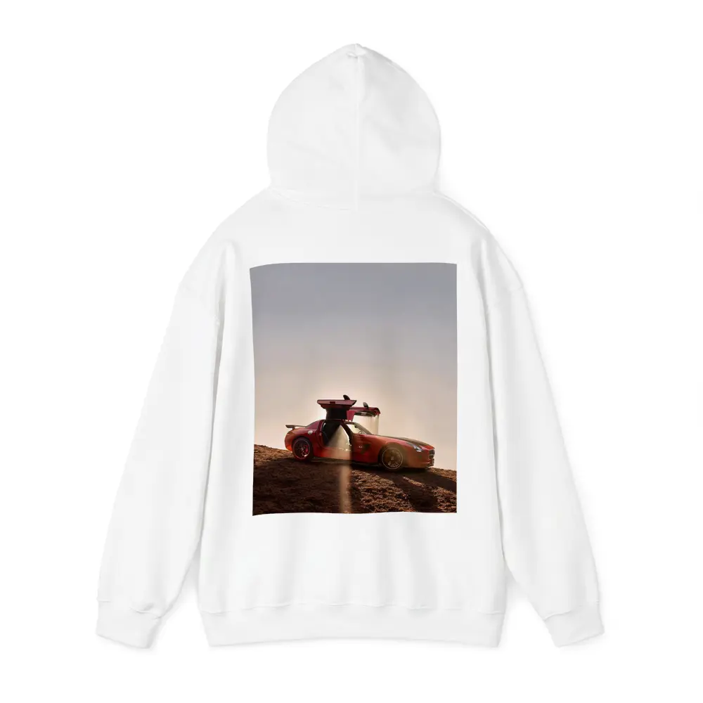 Mercedes SLS AMG Red Desert Gullwing – Hoodies