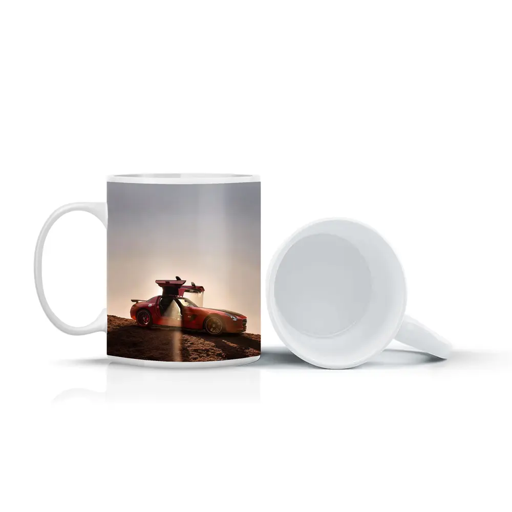 Mercedes SLS AMG Red Desert Gullwing – Mugs