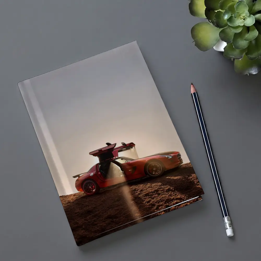 Mercedes SLS AMG Red Desert Gullwing – Notebooks