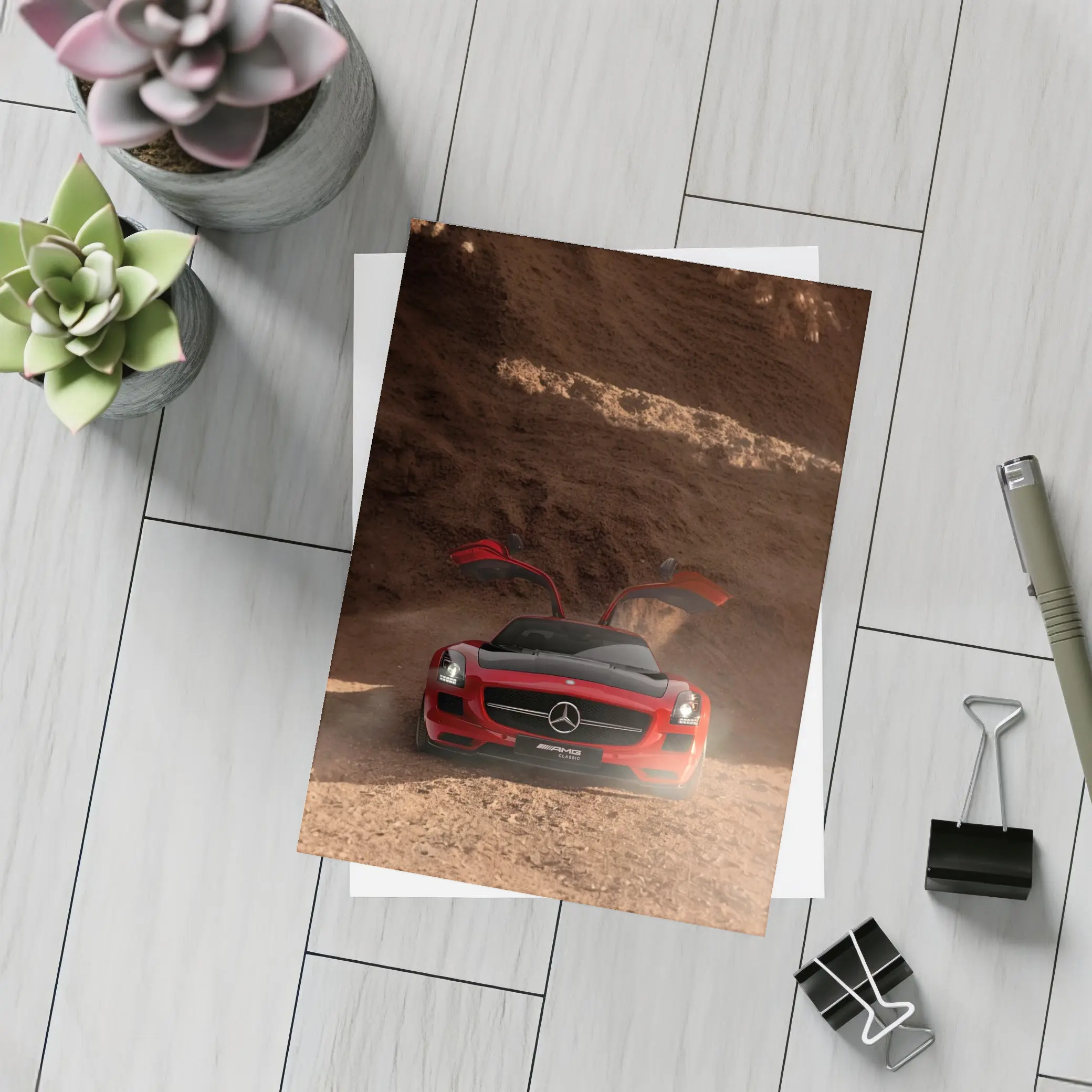 Mercedes SLS AMG Gullwing Desert Canyon – Postcards
