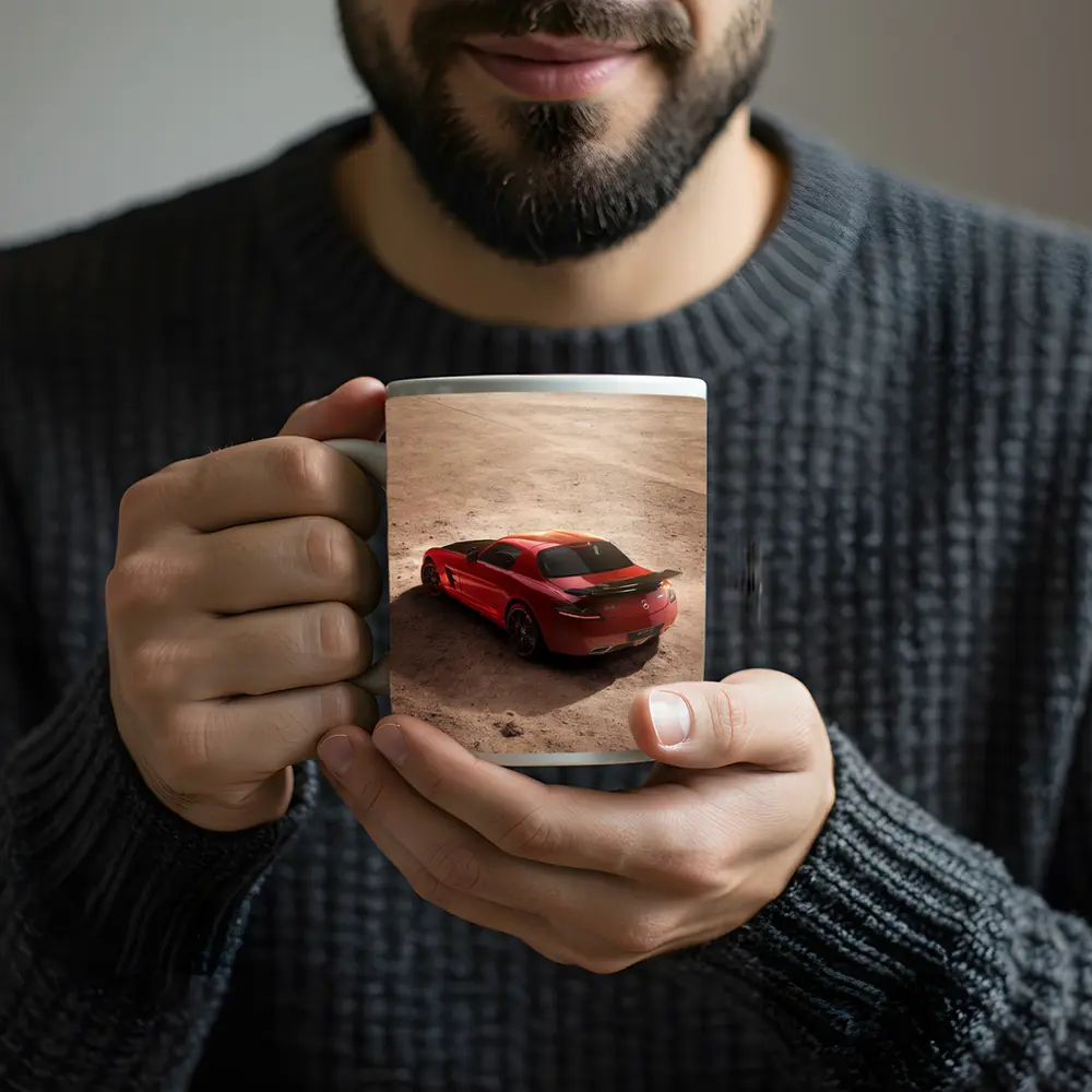 Mercedes SLS AMG Red Desert Sand – Mugs