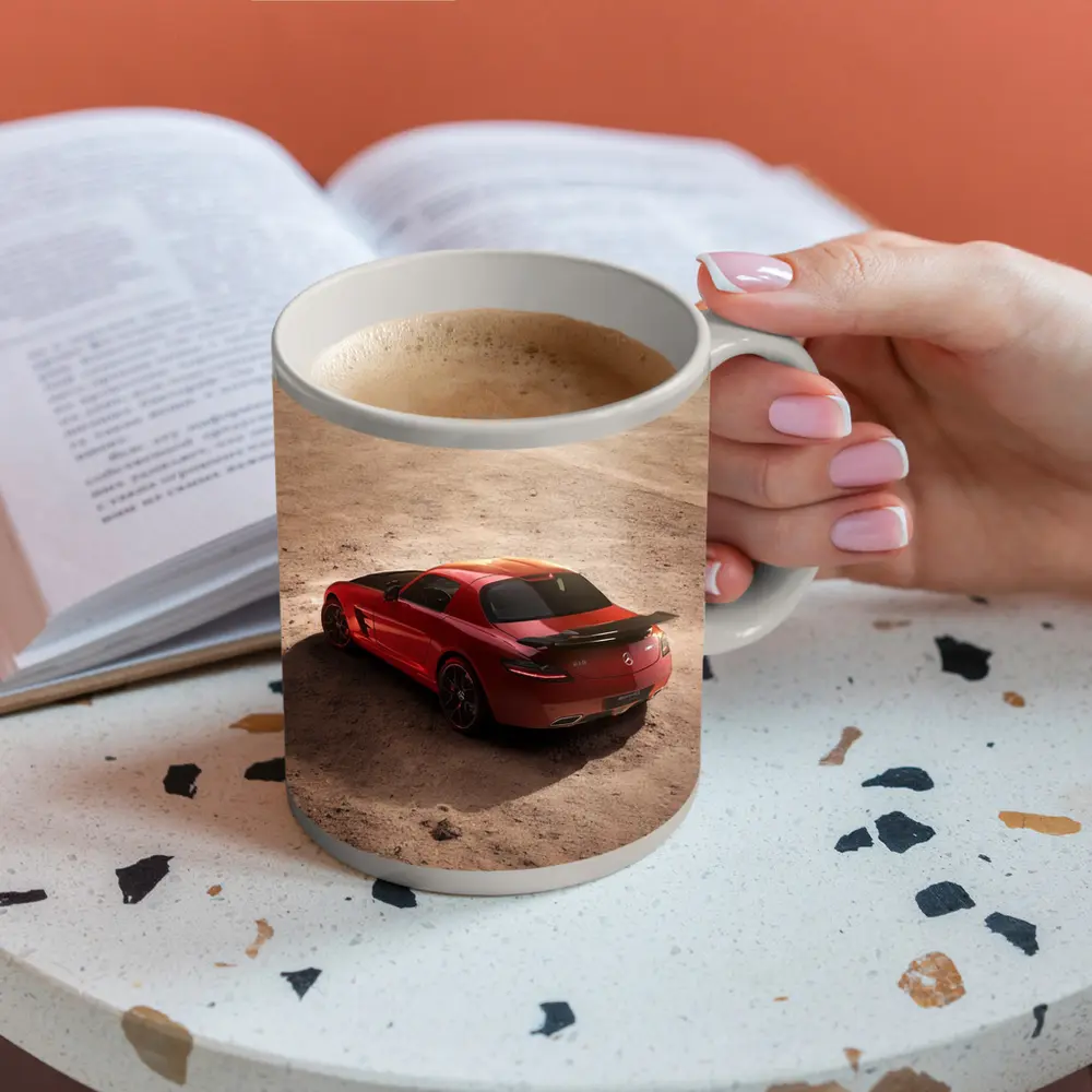Mercedes SLS AMG Red Desert Sand – Mugs