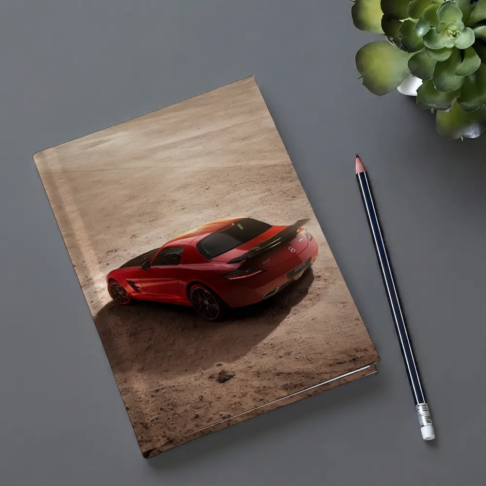Mercedes SLS AMG Red Desert Sand – Notebooks