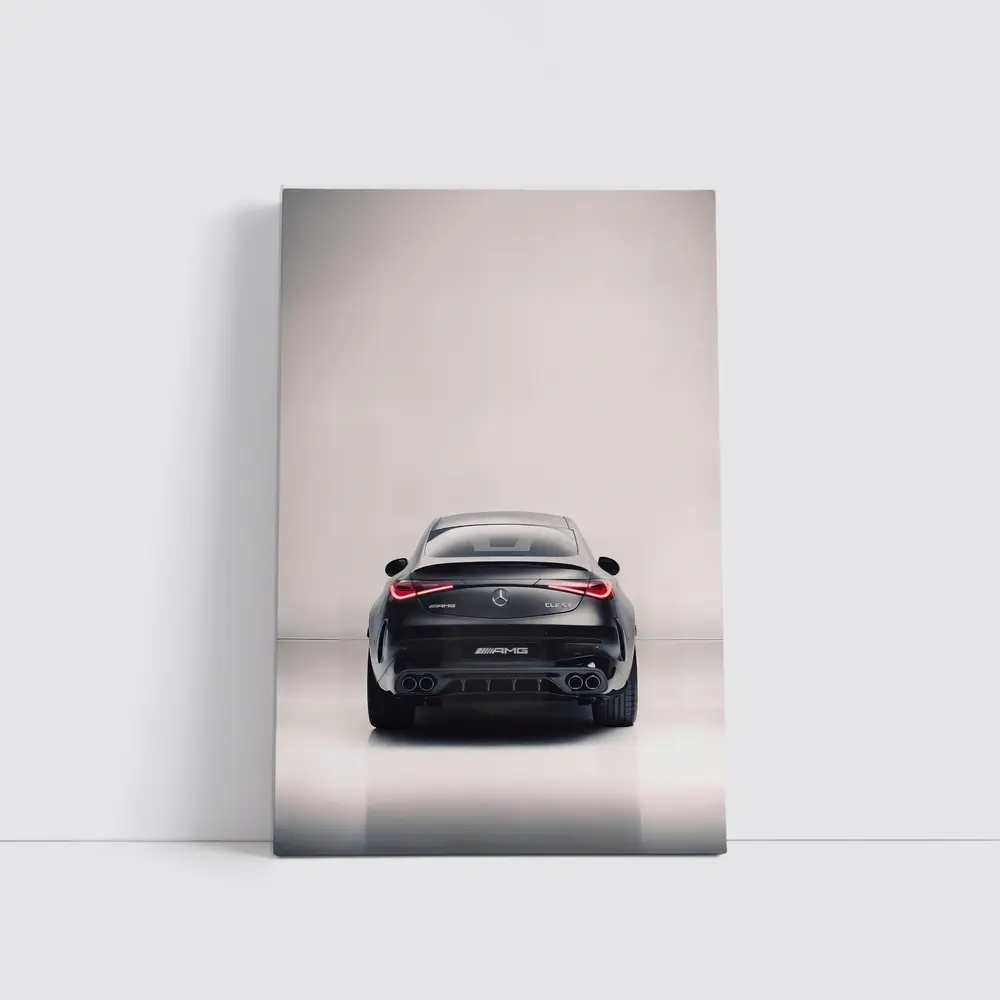 Mercedes AMG CLE Rear View Dark Studio – Wall Art