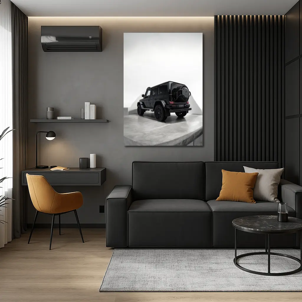 Mercedes G Class Black SUV Studio Shot – Wall Art