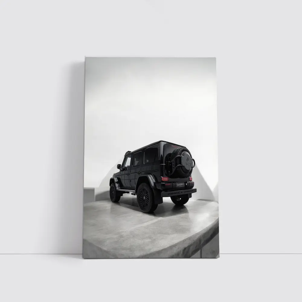 Mercedes G Class Black SUV Studio Shot – Wall Art