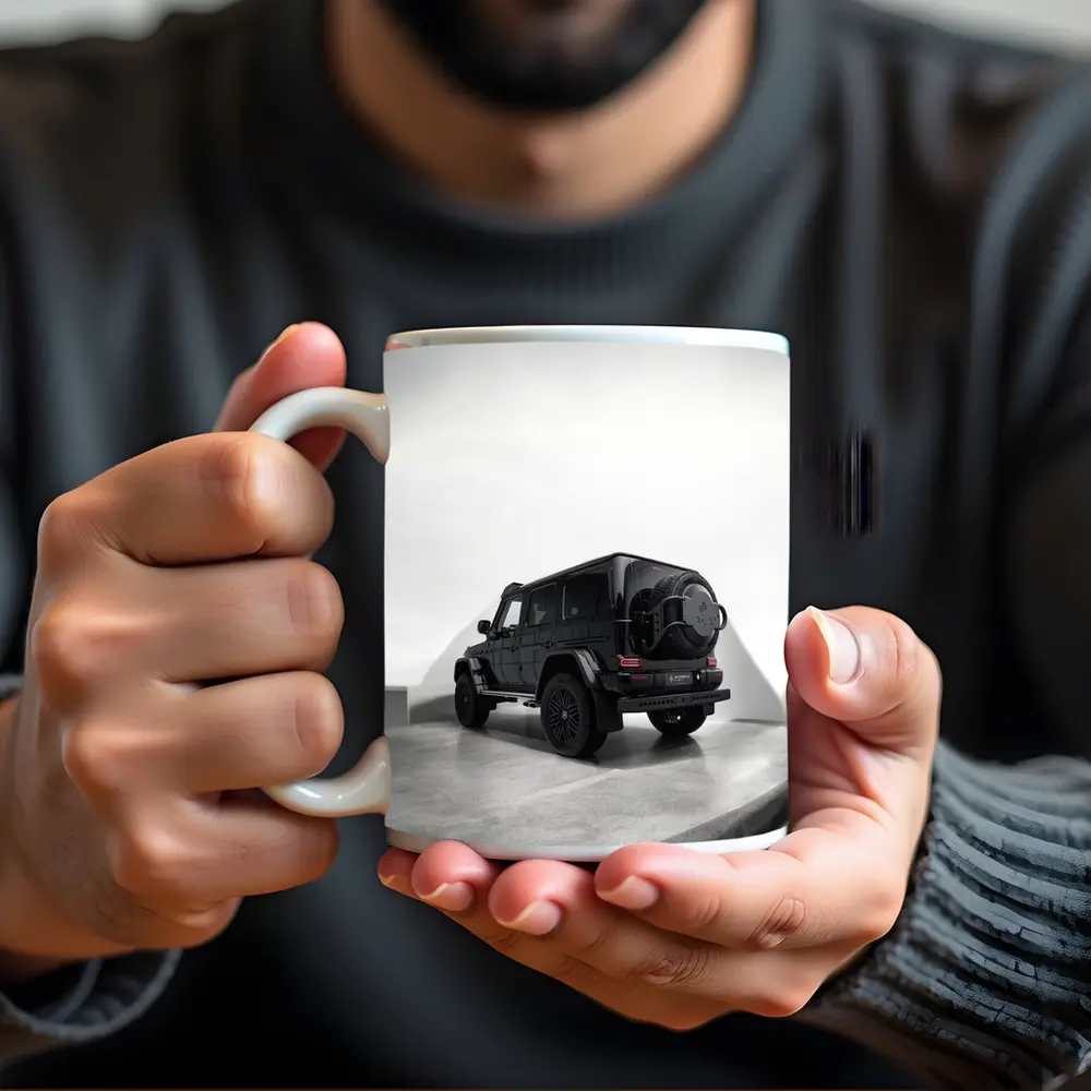 Mercedes G Class Black SUV Studio Shot – Mugs