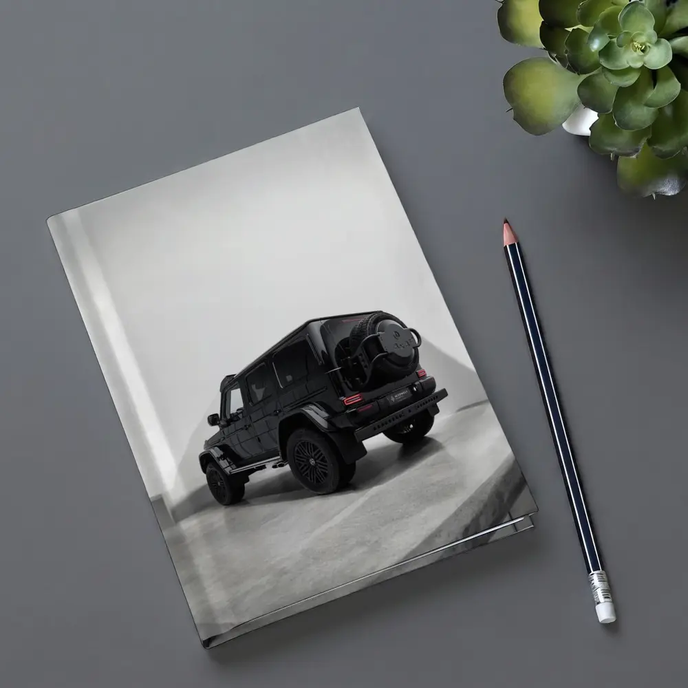 Mercedes G Class Black SUV Studio Shot – Notebooks