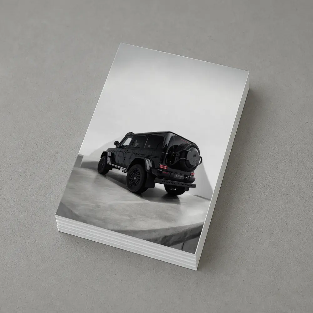Mercedes G Class Black SUV Studio Shot – Postcards