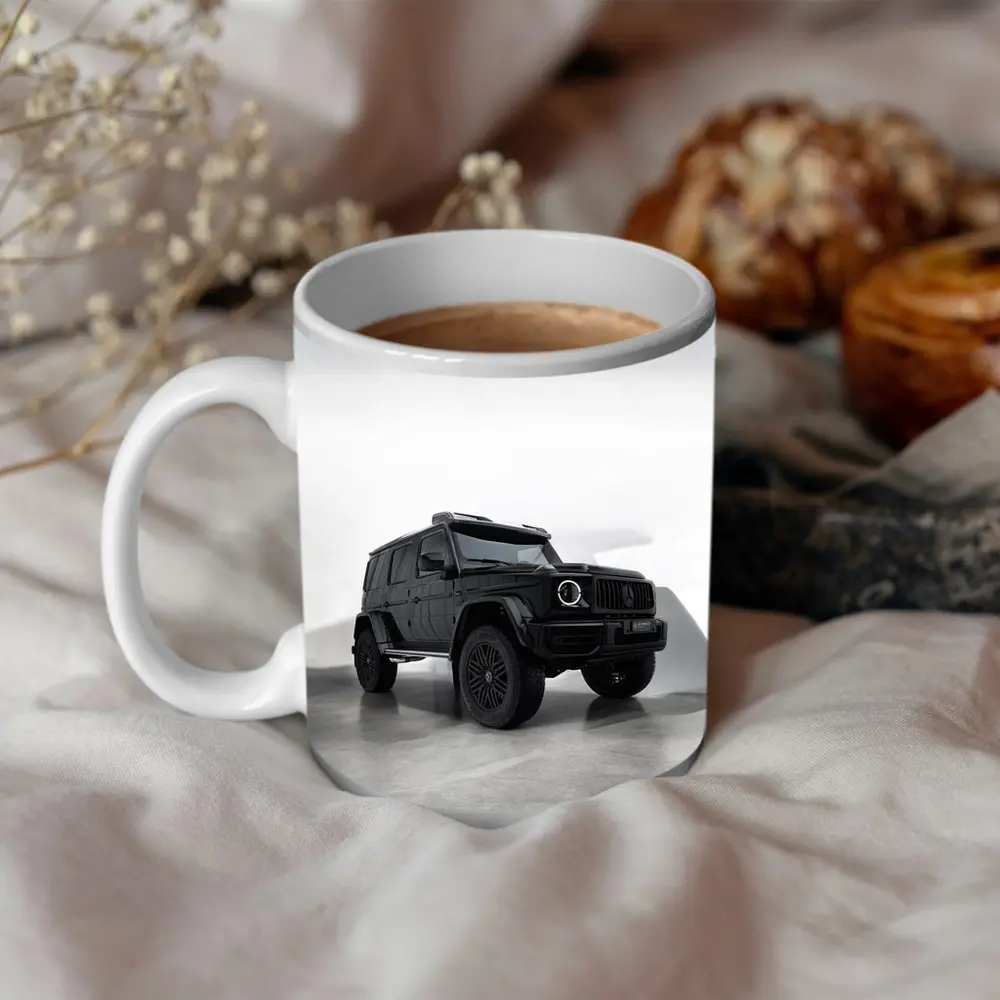 Mercedes G63 4x4 Black Minimal Studio – Mugs