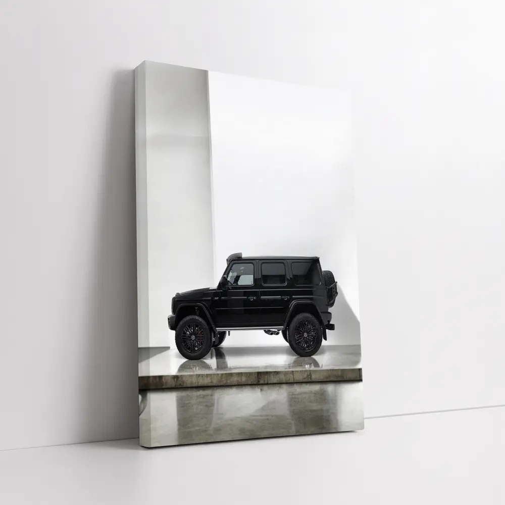 Mercedes G Class Black SUV White Studio – Wall Art