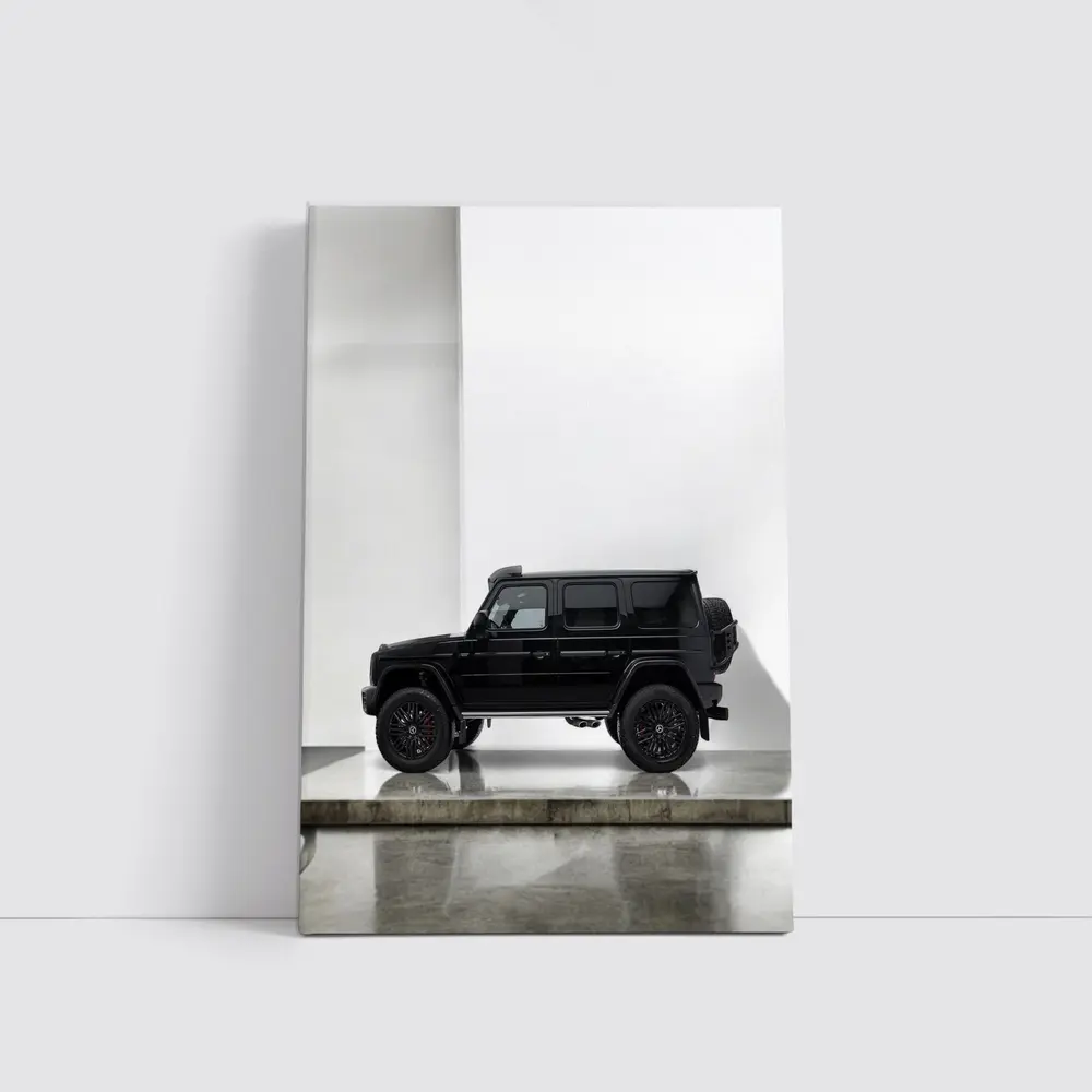 Mercedes G Class Black SUV White Studio – Wall Art