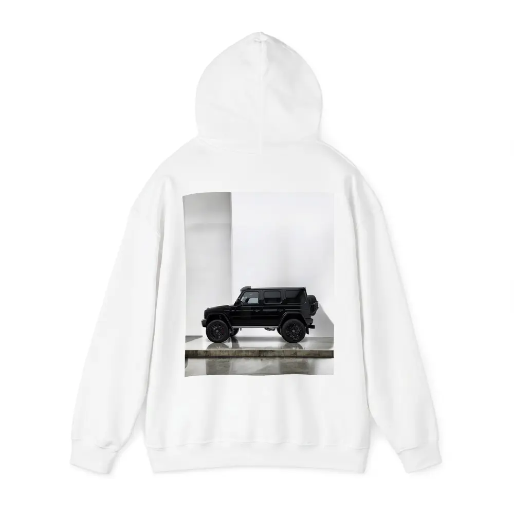 Mercedes G Class Black SUV White Studio – Hoodies