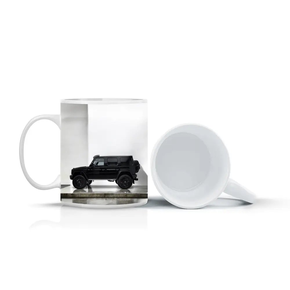 Mercedes G Class Black SUV White Studio – Mugs