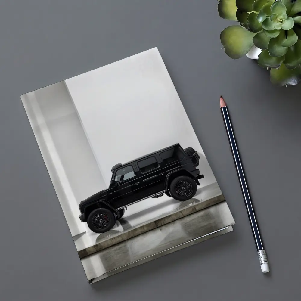 Mercedes G Class Black SUV White Studio – Notebooks