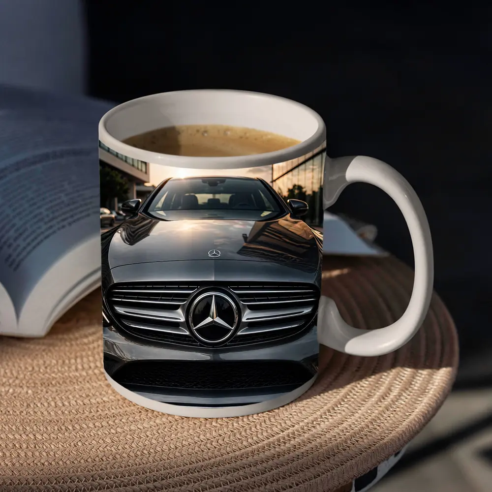 Mercedes C Class Front Grille Sunset City – Mugs