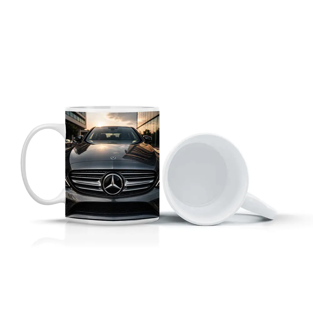 Mercedes C Class Front Grille Sunset City – Mugs