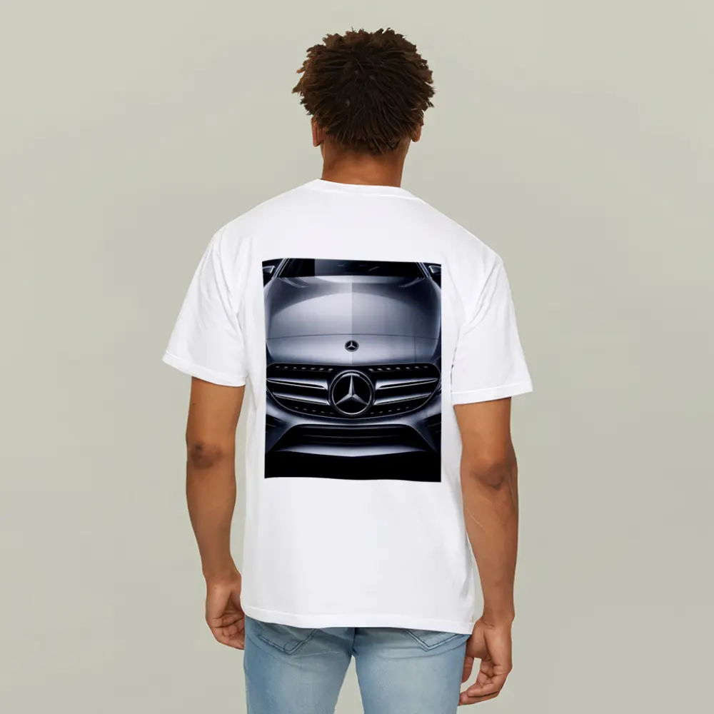 Mercedes C Class Hood Close Up Silver – T-Shirts