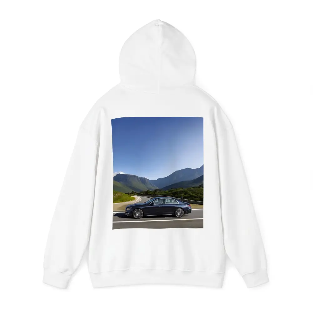 Mercedes E Class Blue Mountain Road Drive – Hoodies