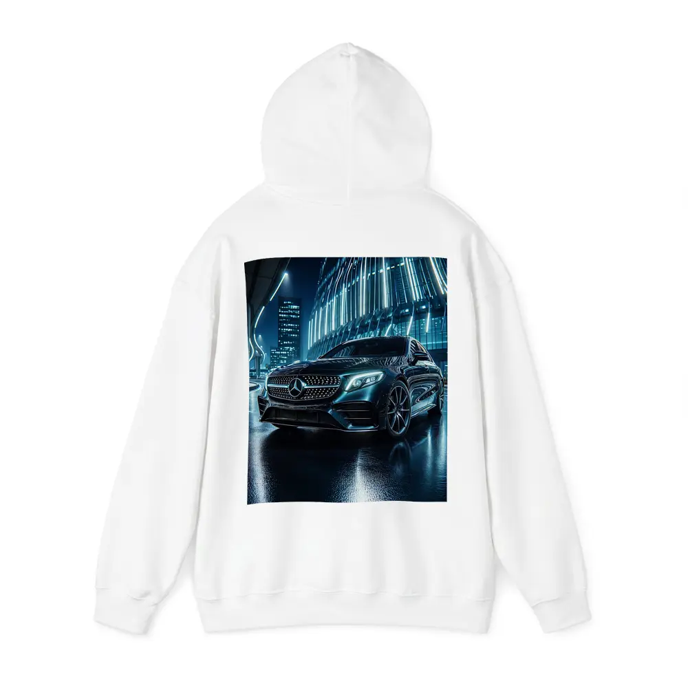 Mercedes E Class Neon City Night – Hoodies
