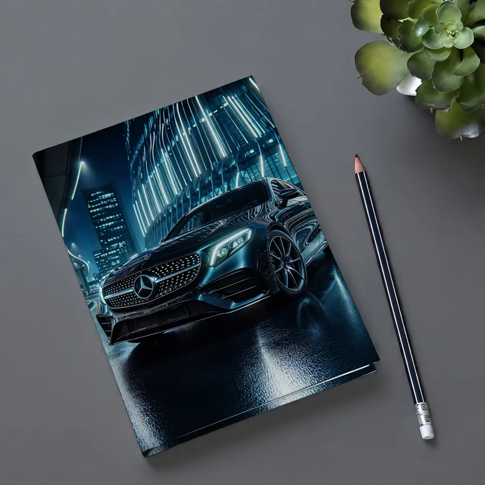 Mercedes E Class Neon City Night – Notebooks