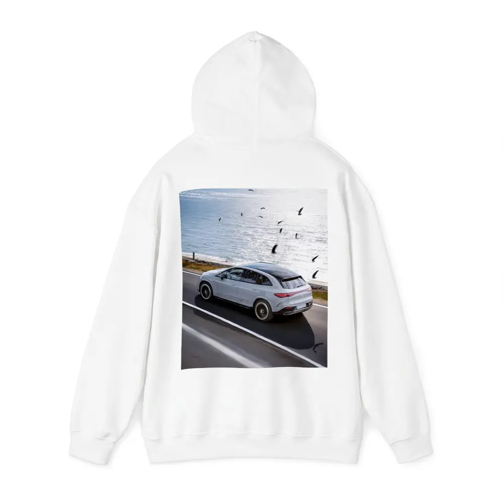 Mercedes EQE SUV Coastal Road Drive – Hoodies