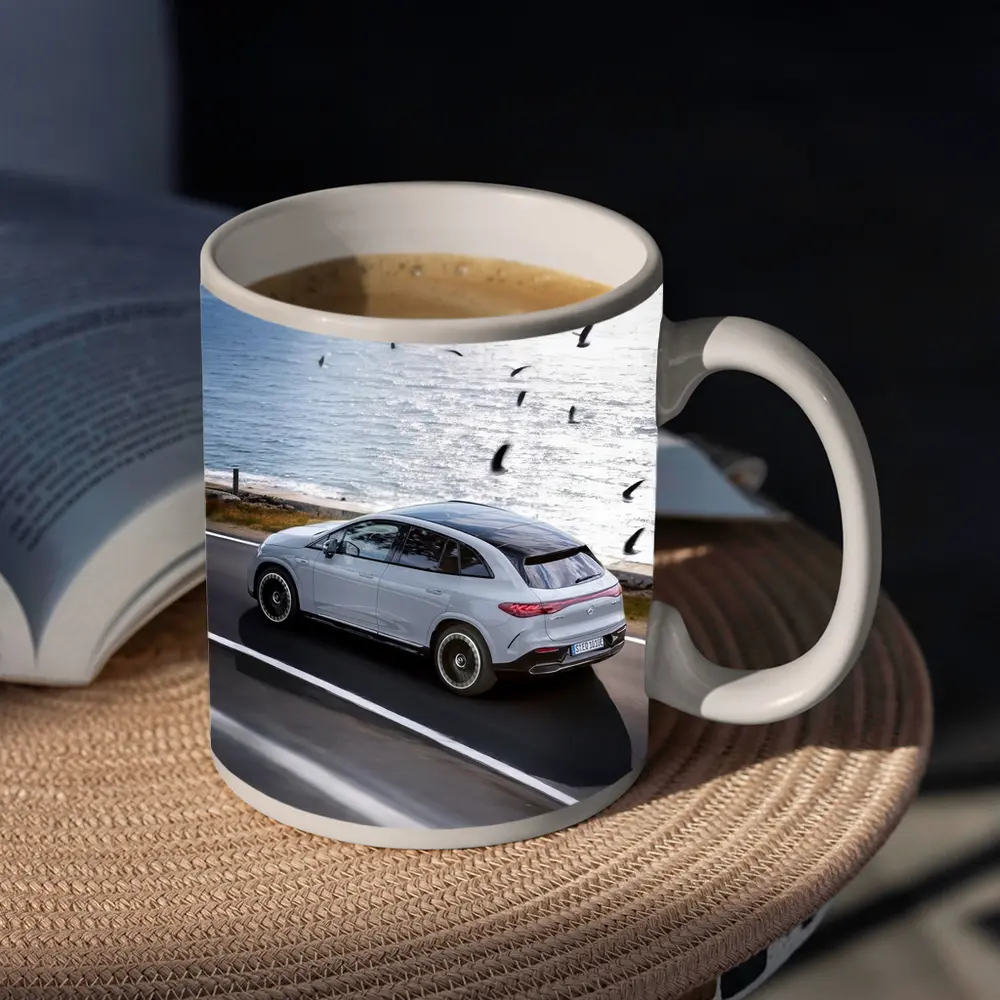 Mercedes EQE SUV Coastal Road Drive – Mugs