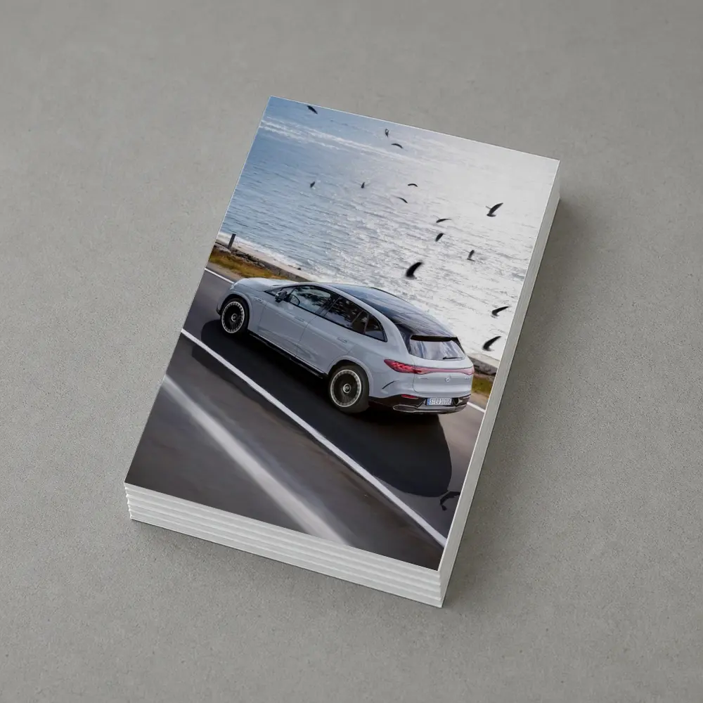 Mercedes EQE SUV Coastal Road Drive – Postcards