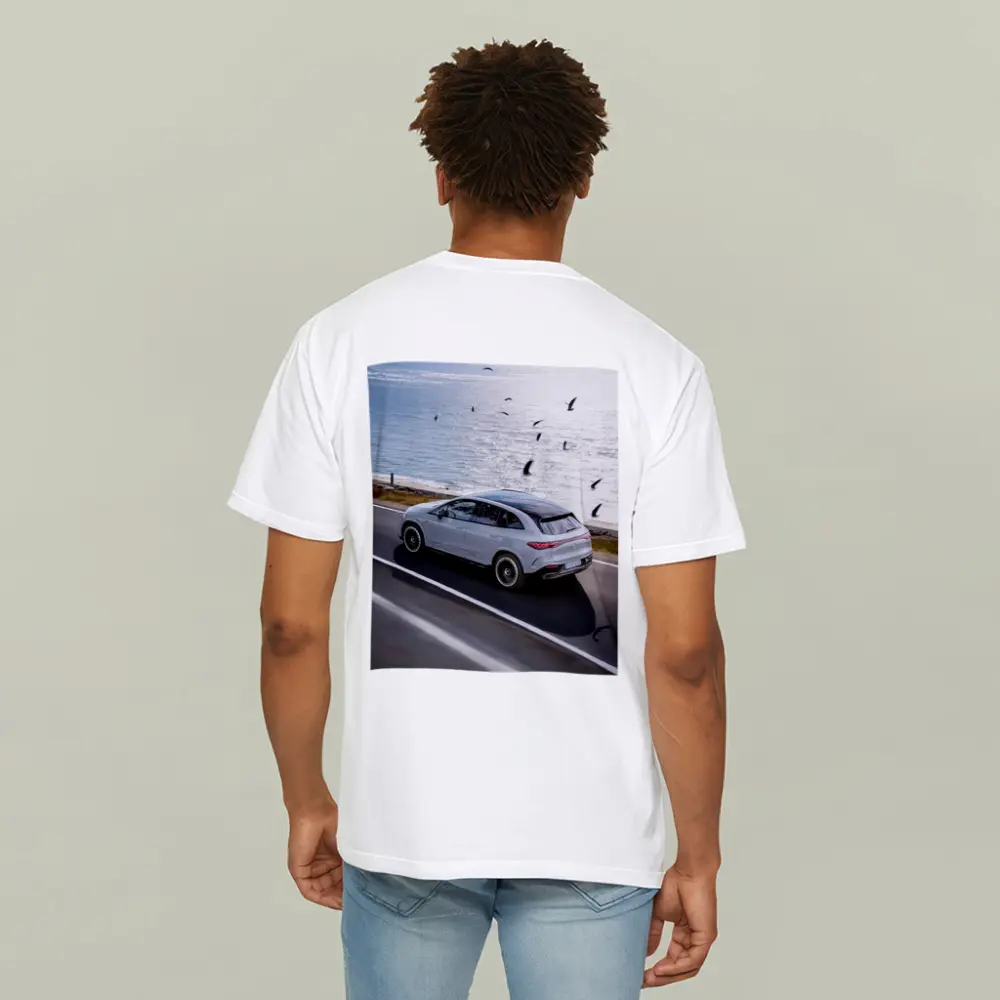 Mercedes EQE SUV Coastal Road Drive – T-Shirts