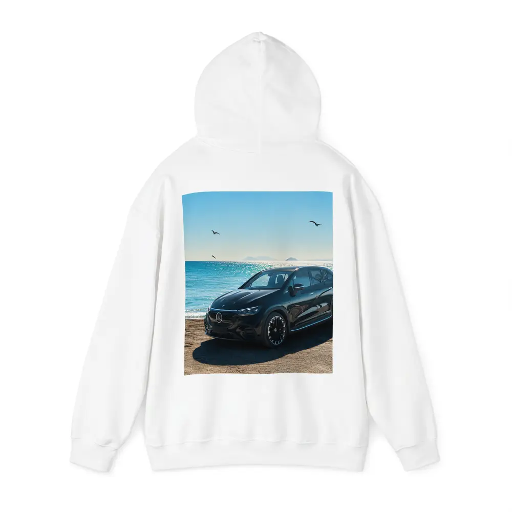 Mercedes EQS Black SUV Ocean Coast – Hoodies