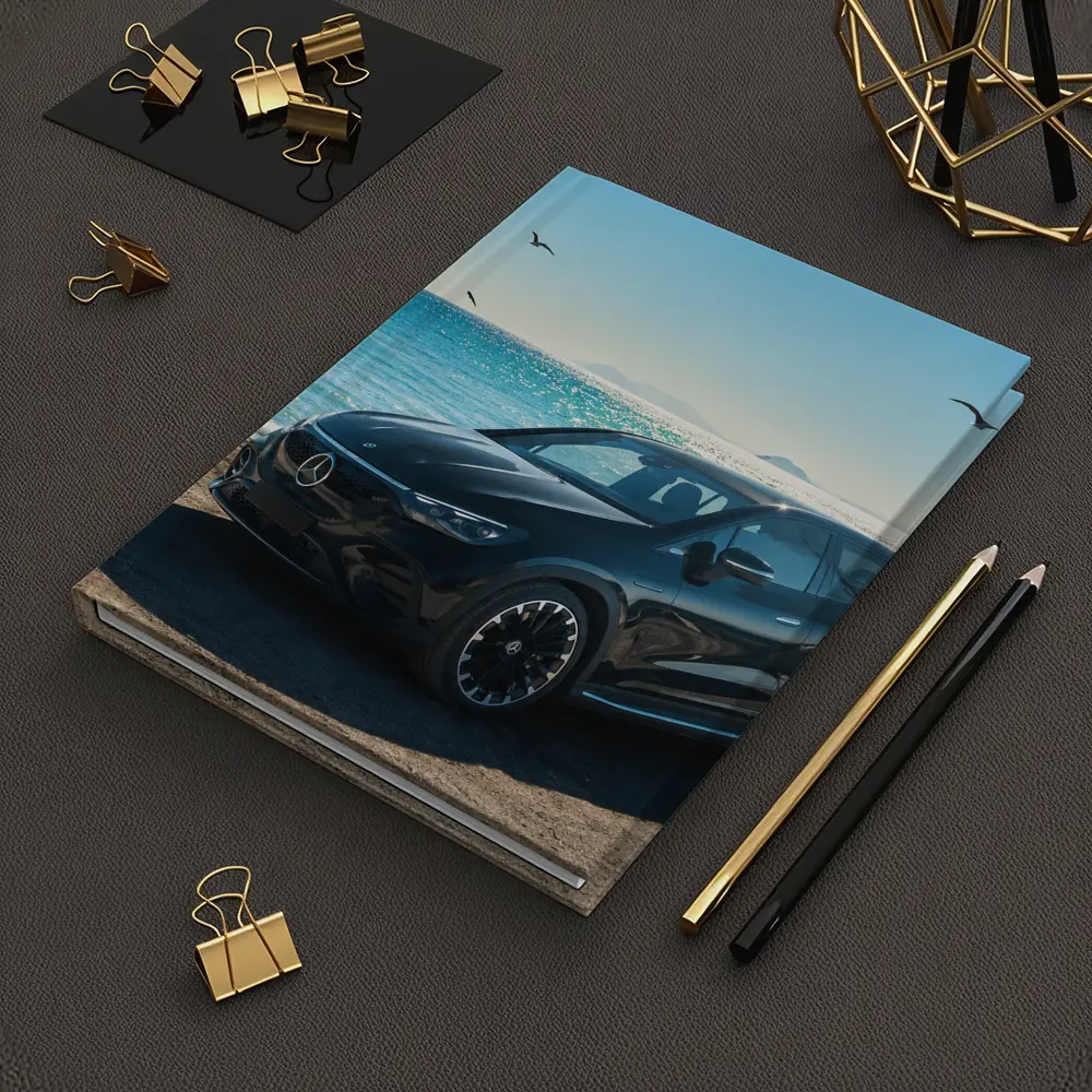 Mercedes EQS Black SUV Ocean Coast – Notebooks