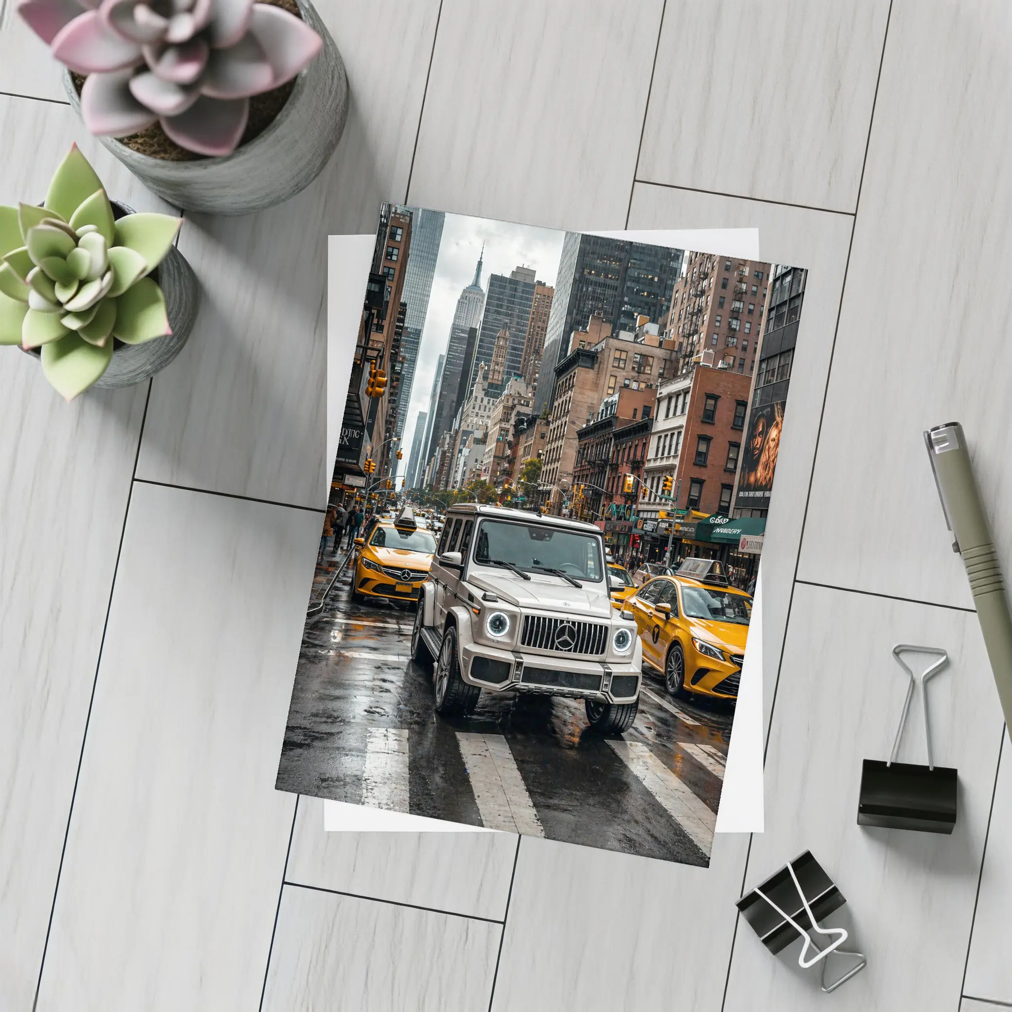 Mercedes G Class New York City Streets – Postcards