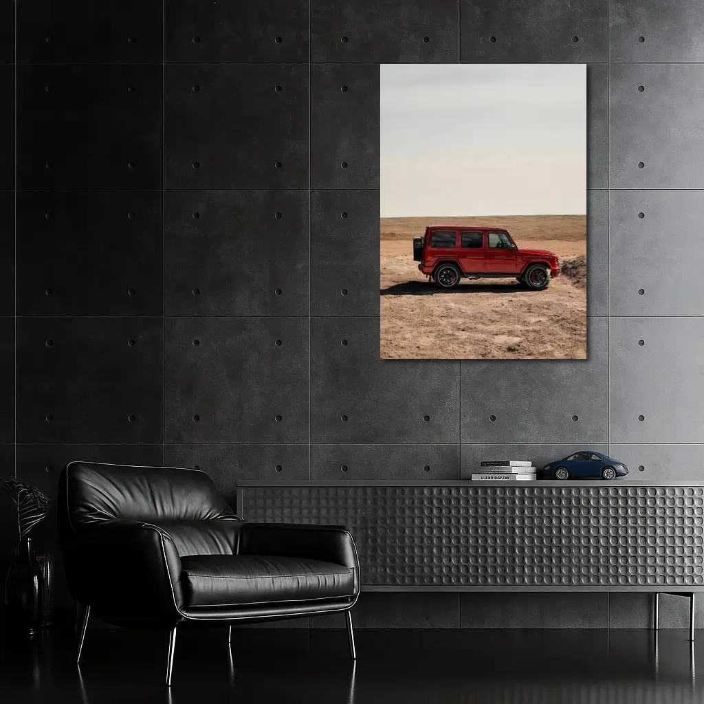 Mercedes G Class Red Desert Off Road – Wall Art