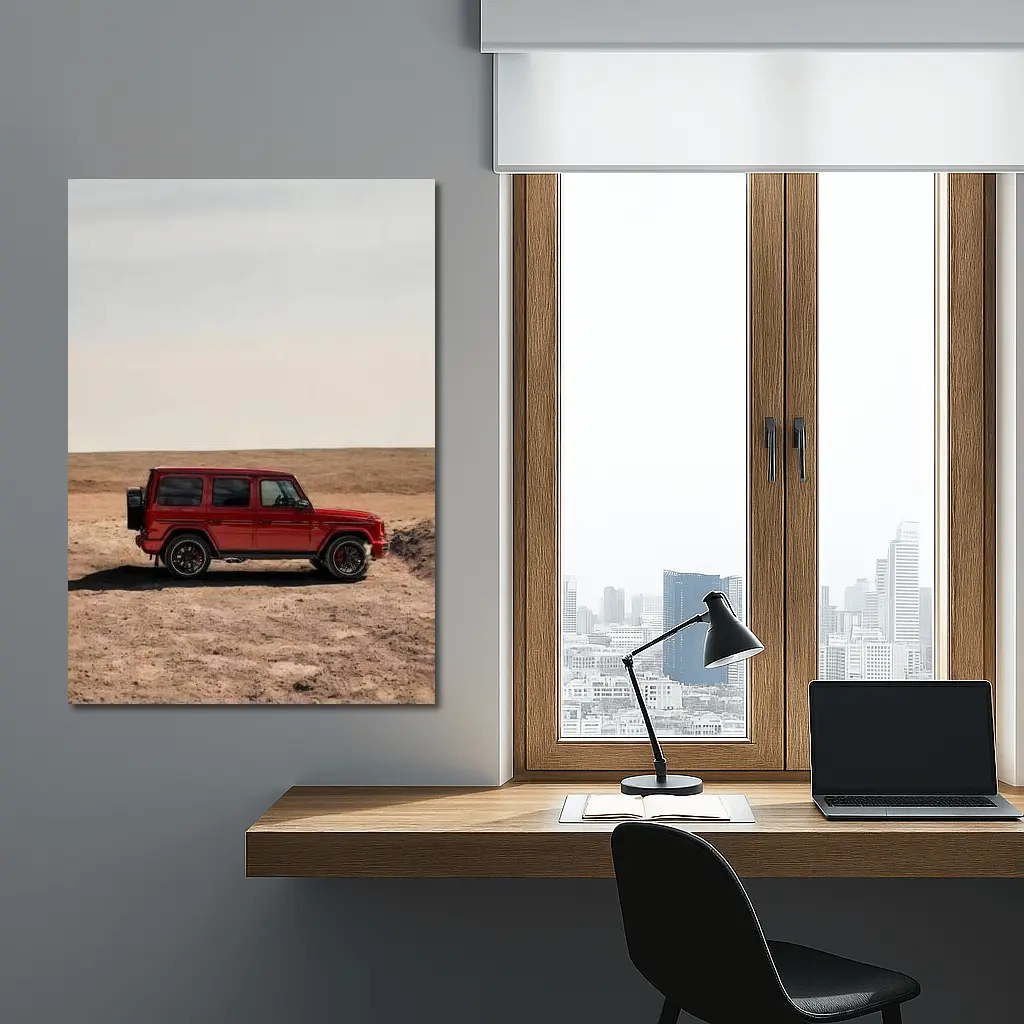 Mercedes G Class Red Desert Off Road – Wall Art