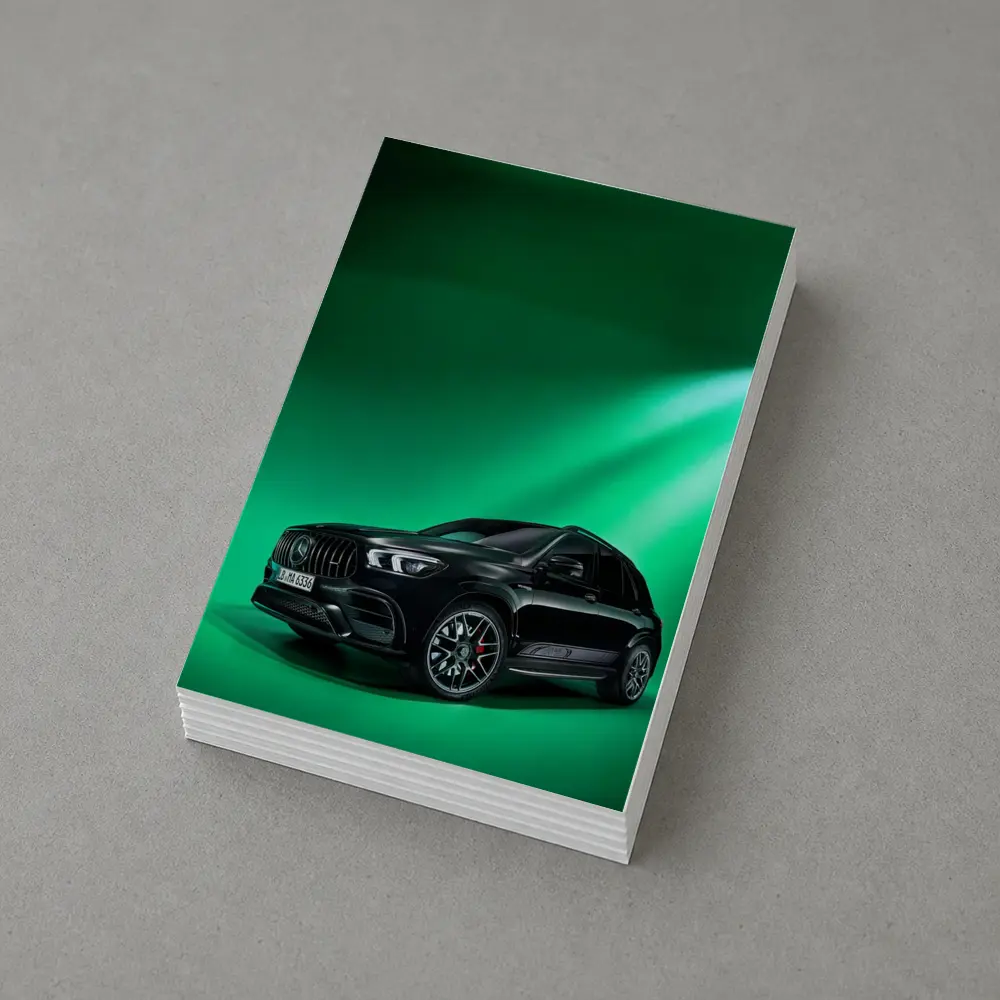 Mercedes AMG GLE Black Green Studio – Postcards
