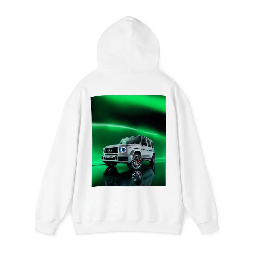 Mercedes AMG G Class Green Neon Background – Hoodies
