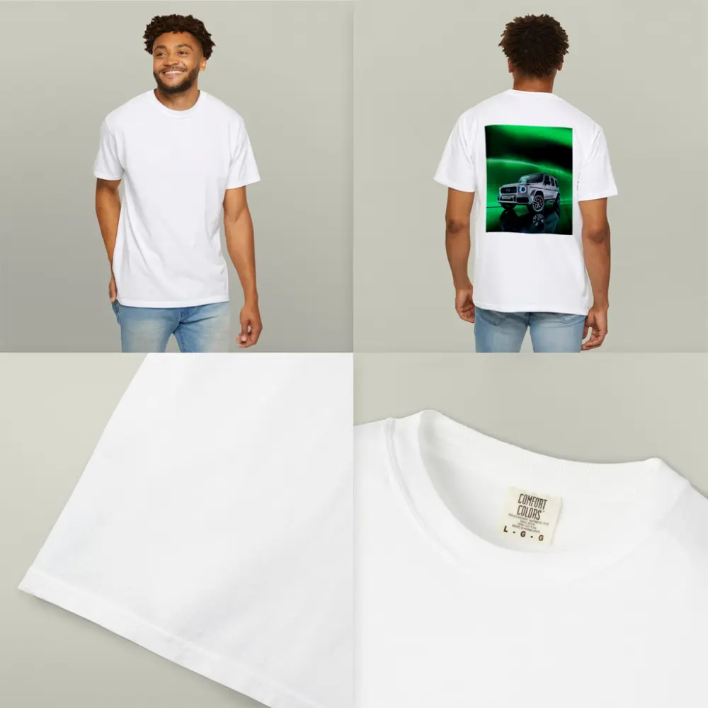Mercedes AMG G Class Green Neon Background – T-Shirts