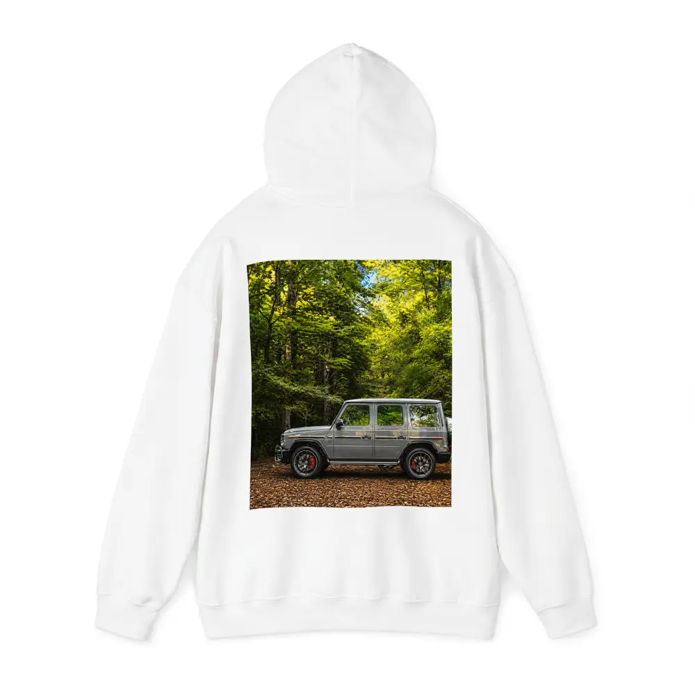 Mercedes G Wagon Silver Forest Setting – Hoodies