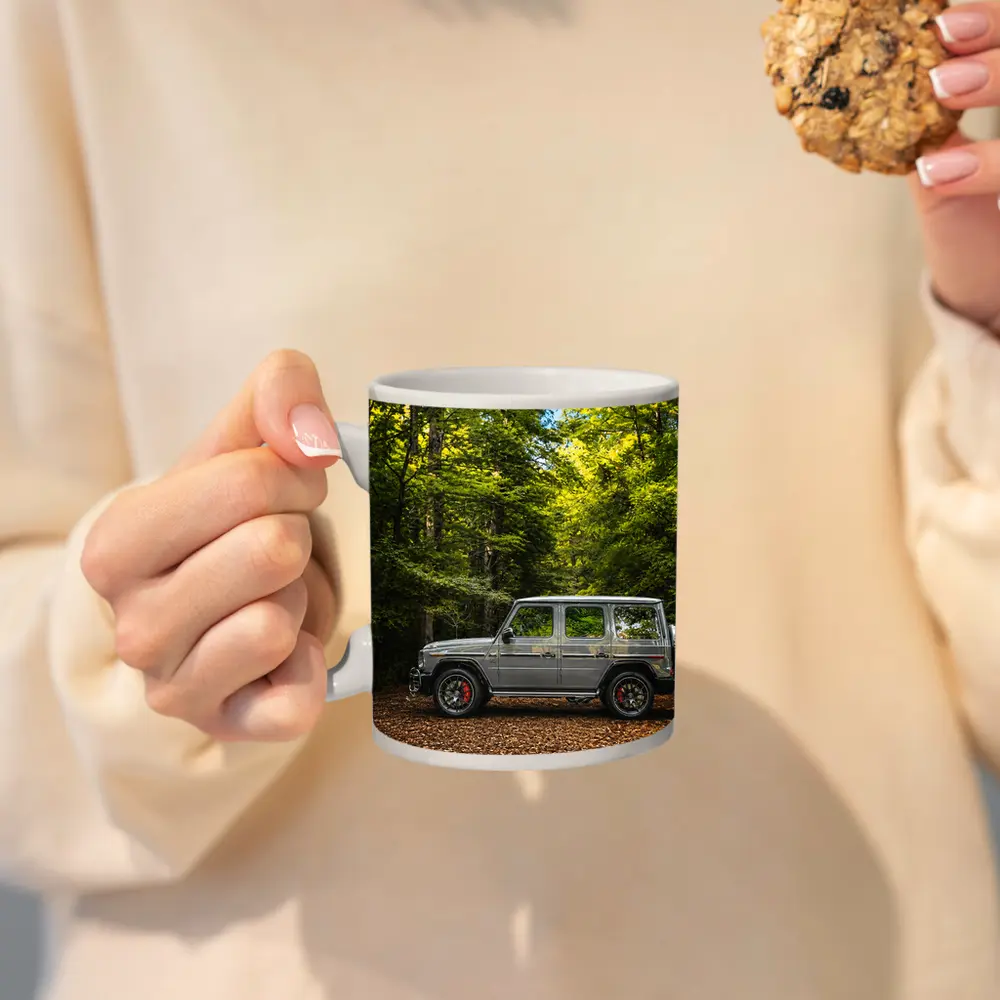 Mercedes G Wagon Silver Forest Setting – Mugs