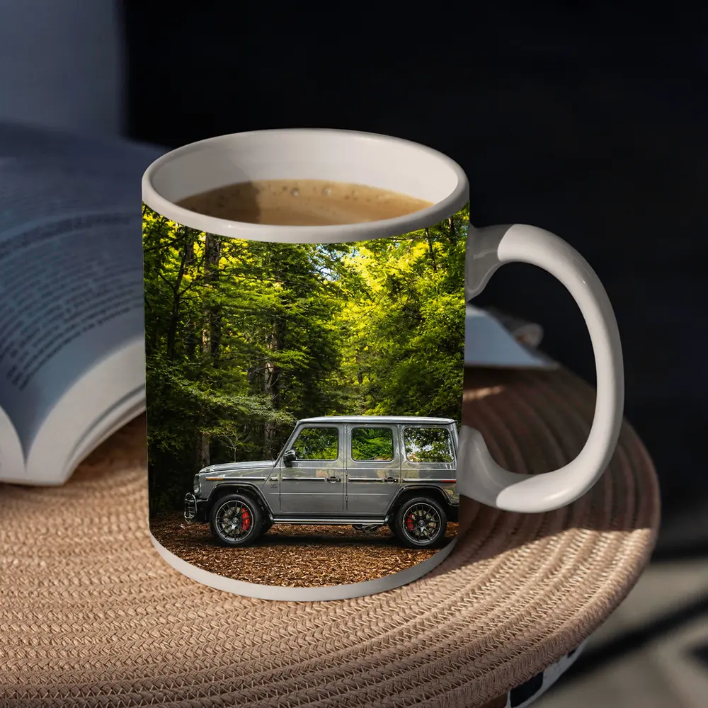 Mercedes G Wagon Silver Forest Setting – Mugs