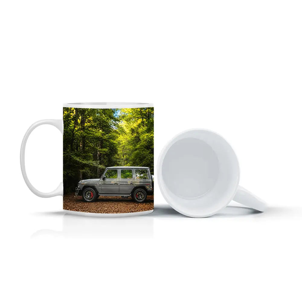 Mercedes G Wagon Silver Forest Setting – Mugs
