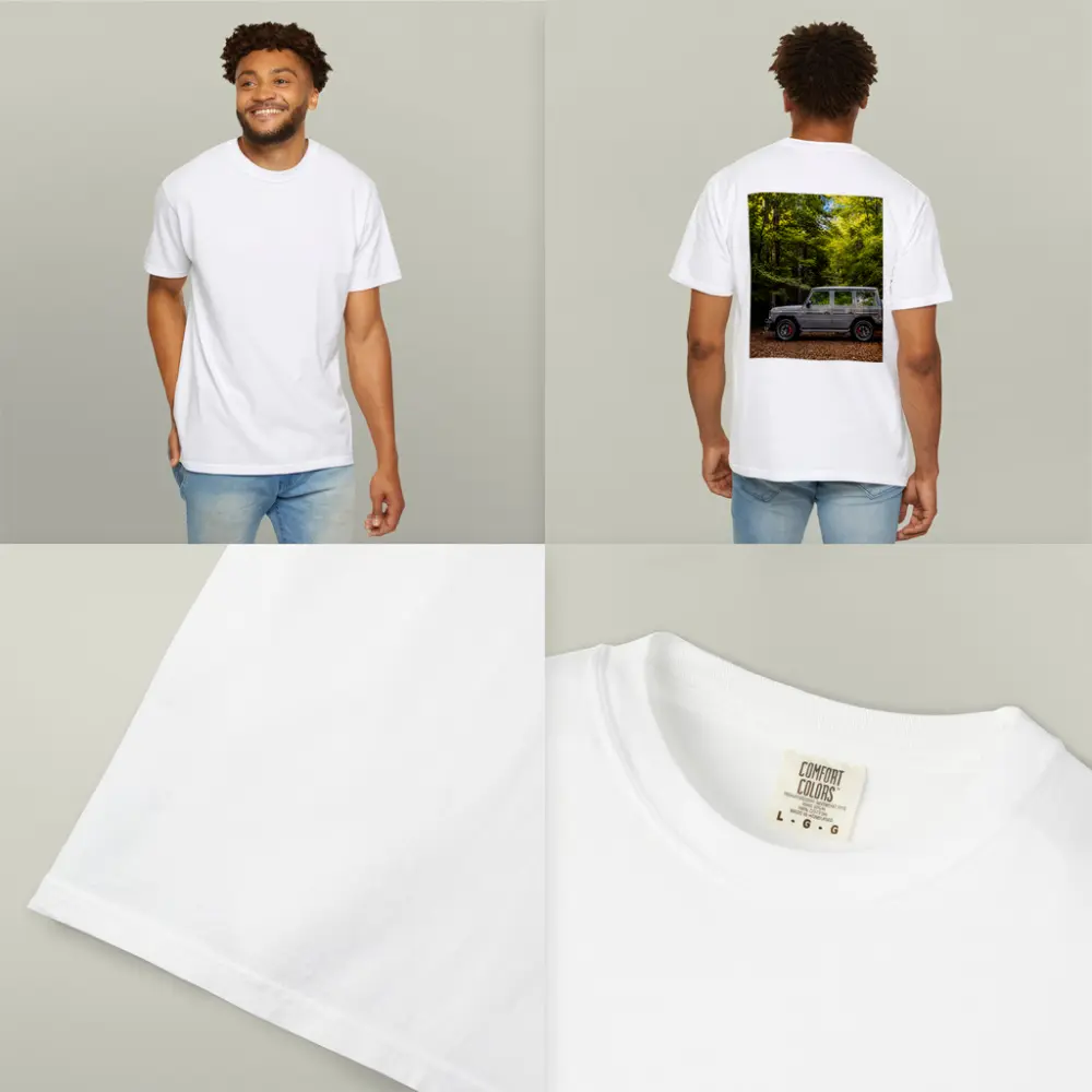 Mercedes G Wagon Silver Forest Setting – T-Shirts