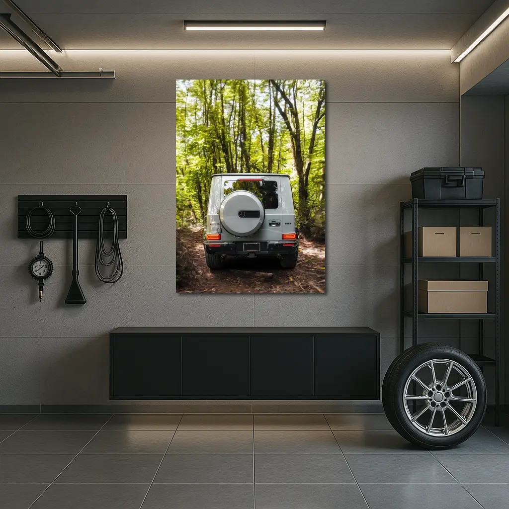 Mercedes AMG G Class Forest Trail Rear – Wall Art