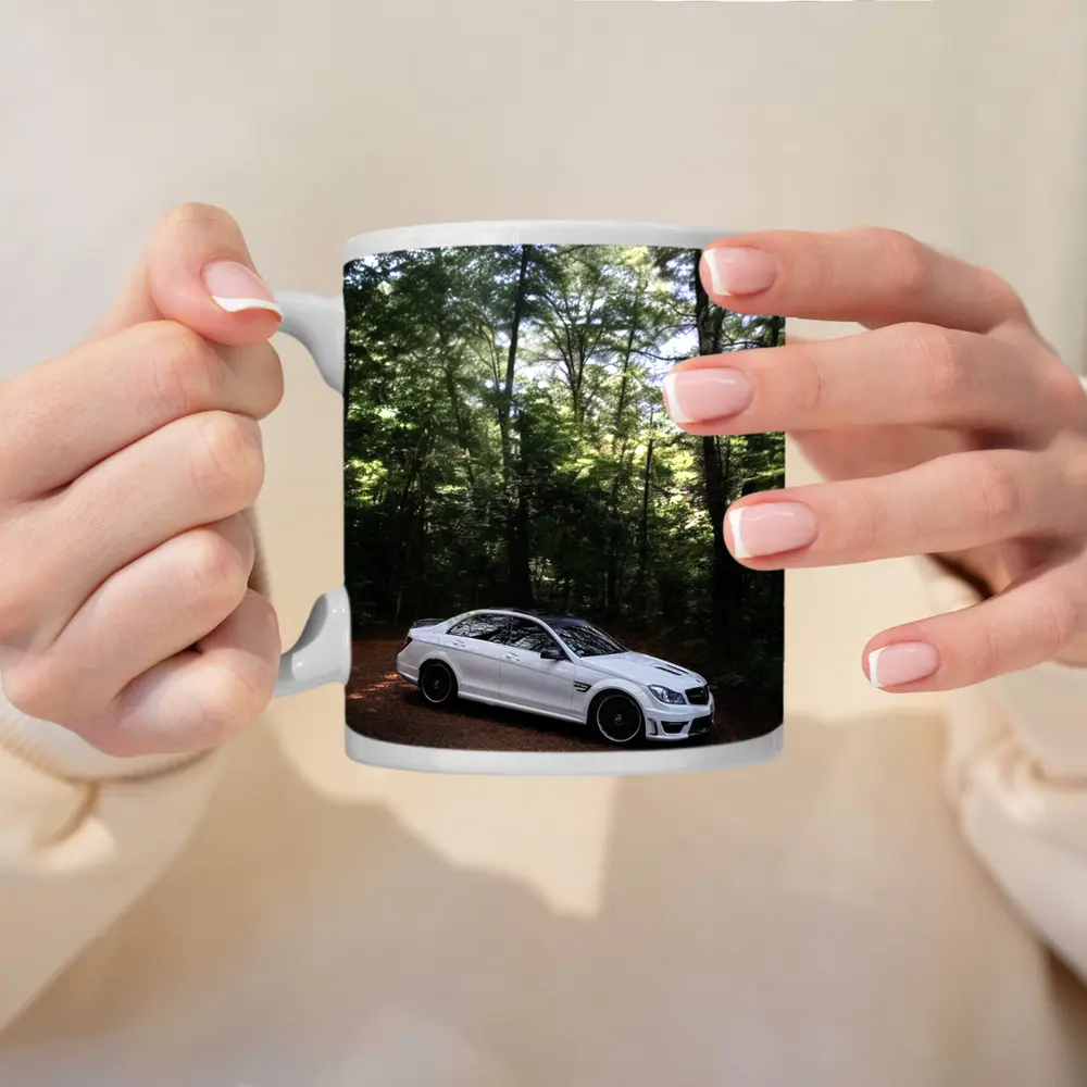 Mercedes C63 AMG White Forest Road – Mugs