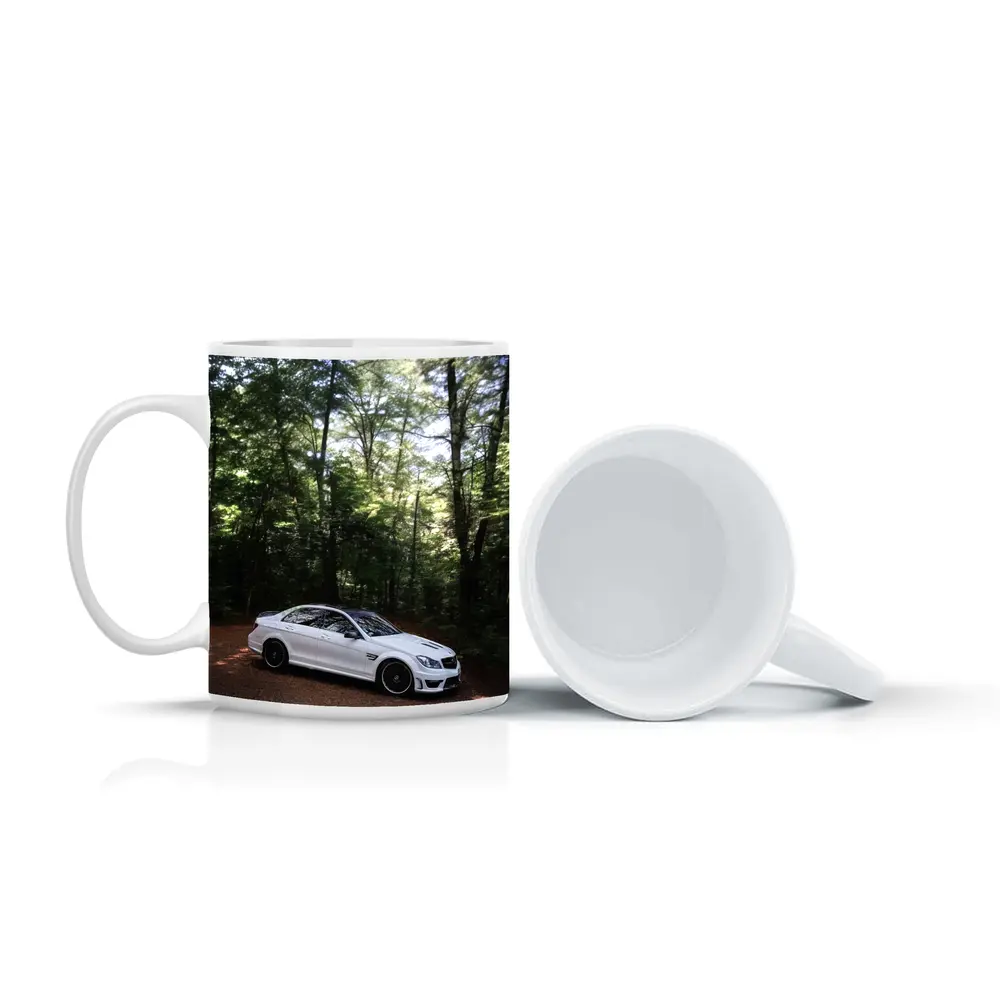 Mercedes C63 AMG White Forest Road – Mugs