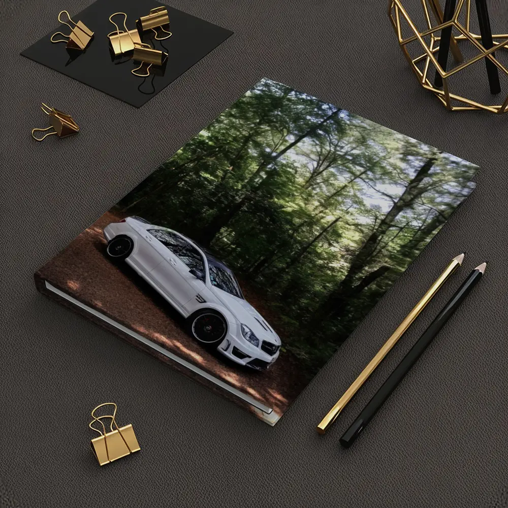 Mercedes C63 AMG White Forest Road – Notebooks
