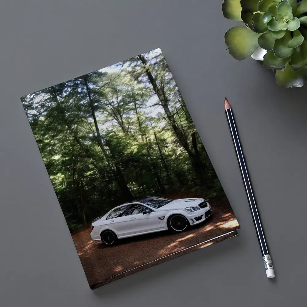 Mercedes C63 AMG White Forest Road – Notebooks